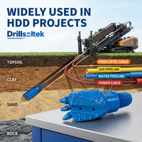 Foret pilote pour forage directionnel horizontal (HDD) Drillsoltek pour équipement de terrassement sans tranchée Vermeer Ditch Witch