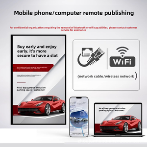 Sıcak Fırsat 32 İnç Duvara Monte İç Mekan Dijital Poster 6mm LCD <span class=keywords><strong>LED</strong></span> Video Kiosk <span class=keywords><strong>SDK</strong></span> 12V Android İşletim Sistemli Animasyonlu Metin Ekranı - Product Image 2