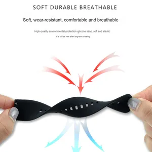 Cinturino universale in Silicone morbido 16/18/20/22/24MM per orologio Huawei 4 <span class=keywords><strong>3</strong></span> GT5 GT4 Samsung Xiaomi smartwatch cinturino - Product Image 3