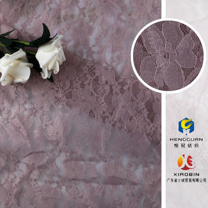 Tissu en dentelle de Chantilly française en polyester à <span class=keywords><strong>prix</strong></span> de gros, ajouré et transparent, pour broderie et accessoires vestimentaires - Product Image 2