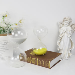 Grand <span class=keywords><strong>sablier</strong></span> en verre de sable de 60 minutes unique de 1 heure pour les jeux d'enfants salle de classe maison bureau décoratif - Product Image 5