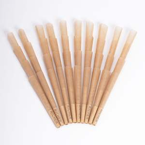 Branded 109 Unbleached <b>Brown</b> Pre <b>Roll</b> Cone <b>Papers</b> with <b>Paper</b> Tip Bulk Box 1000 Piece Per Case - Product Image 5