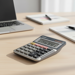 Высококачественный солнечный цифровой карманный калькулятор из резины для финансовых расчетов и офиса, хит продаж, инструмент для обучения счету для школы, для зарубежных рынков - Product Image 6