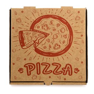 Caja de Pizza de Papel Corrugado de 12 Pulgadas con Impresión para Alimentos - Product Image 3