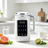 Máquina Automática para Hacer Sopa de Soya y Leche de Soya, Pequeña Máquina para Hacer Leche de Anacardos y Nueces de Tigre, para Uso Doméstico, 2.5 Litros