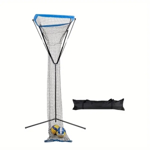 Filet Rebondisseur Patiassy - Baseball, Volleyball - Réglable Et Portable (Rouge)