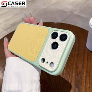 <span class=keywords><strong>Coque</strong></span> de téléphone en silicone <span class=keywords><strong>anti</strong></span>-chute avec protection intégrale de l'objectif en cuir PU bicolore style coréen pour <span class=keywords><strong>iPhone</strong></span> <span class=keywords><strong>11</strong></span>/12-18 - Product Image 5