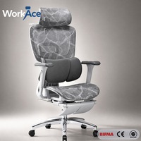 Chaise de bureau avec dossier réglable en hauteur, pivotante, inclinable, conforme à la norme CE EN 1335, pour usage commercial, vente en gros, fourniture d'usine