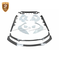 Auto pare-chocs pour vw l b design en fibre de verre et fibre de carbone large kit carrosserie pour scirocco r kit carrosserie
