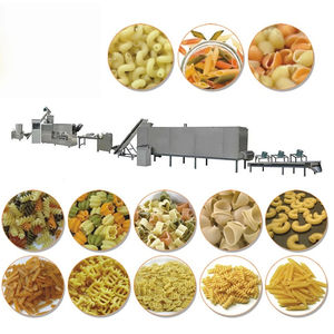 Línea de producción automática de macarrones de <span class=keywords><strong>pasta</strong></span> mágica de un solo tornillo con moldes reemplazables para máxima flexibilidad - Product Image 1