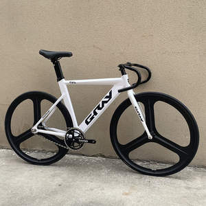 Diseño de freno de posavasos inverso con función de rompevientos para viajes urbanos Unisex adultos gris aleación de aluminio <span class=keywords><strong>Fixie</strong></span> Bike - Product Image 5