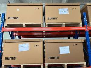 Nouveaux et originaux actionneurs électriques <span class=keywords><strong>LE</strong></span> Linear Thrust Units et multi-tours standard SA 14.2 AUMA avec vanne à guillotine - Product Image 5