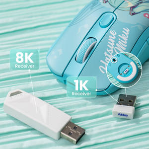 AKKO AG ONE 3950 PAW3950 30000 DPI 750 IPS 8000Hz Tri-Modus BT 2.4G Kabelgebundene Wiederaufladbare Ergonomische Kabellose Gaming-<span class=keywords><strong>Maus</strong></span> - Product Image 6