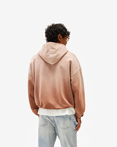Sudadera con capucha para mujer personalizada, bordada, de algodón desgastado, con logo, con cremallera, estampada, con lavado ácido y pedrería, de peso pesado, al por mayor, de fabricante - Product Image 4