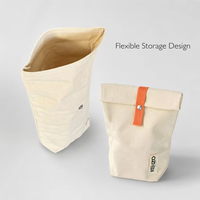 Sac cosmétique en toile écologique à fermeture éclair, personnalisable avec logo, en coton biologique recyclable – Offre Spéciale