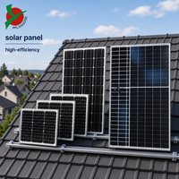 Panneau solaire photovoltaïque pliable en silicium monocristallin 5W-750W, module de charge domestique, certifié CE TUV, personnalisable