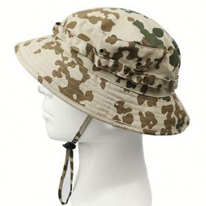Wholesale in Stock Outdoor Hiking Adjustable Fisherman Safari <b>Hat</b> <b>Bucket</b> Camouflage Boonie <b>Hats</b> for Men <b>With</b> <b>String</b> - Product Image 5