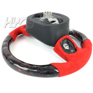 डॉज चैलेंजर चार्जर के लिए एलईडी डिस्प्ले जाली कार्बन फाइबर स्टीयरिंग व्हील - Product Image 4