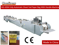 NANJIANG HD-430A machine de fabrication de sacs en papier entièrement automatique avec pliage par le haut