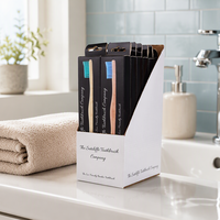 Fabricant de brosses à dents en bambou biodégradables, 100% naturelles, écologiques, réutilisables, à poils doux, logo personnalisé, usage domestique