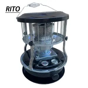 Solar Powered Lantern w/ Fan - Rechargeable Camping Flashlight Lamp w/  Battery Backup - Portable, Adjustable, Collapsible, Solar Charging Station  - Rechargeable Fan With Light- Copper Regular 