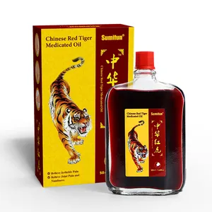 Olio di tigre rossa Sumifun originale per dolori muscolari articolari alla spalla lenitivo liquido vertigini olio da massaggio