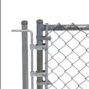 Ranh giới tường mạ kẽm PVC tráng dây lưới Chuỗi liên kết hàng rào để bán Lưới Net liên kết hàng rào