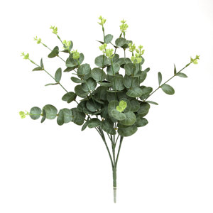 Tcf Nhân Tạo Hoa Nhà Máy Cây Xanh Nhân Tạo Bạch Đàn Lá Màu Xanh Lá Cây Thân Cây Ô Liu Chi Nhánh Cho Đám Cưới Và Trang Trí Nội Thất - Product Image 1