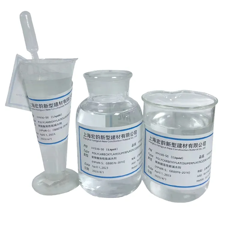 Réducteur d'eau Polycarboxylate Acide Superplastifiant Liquide 40%-50%