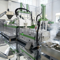 Machine de régénération de déchets plastiques PP PE, ligne d'extrusion double en deux étapes pour la production de granulés de plastique uniformes