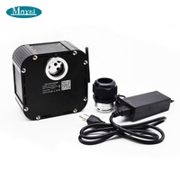 DC24V 50W RGBW LED fibre optique étoile plafonnier moteur scintillant fibre optique Starlight générateur avec contrôle APP