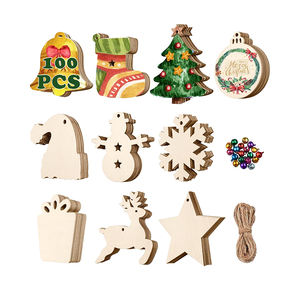 Boules <span class=keywords><strong>de</strong></span> Noël <span class=keywords><strong>en</strong></span> <span class=keywords><strong>bois</strong></span> personnalisées <span class=keywords><strong>de</strong></span> luxe à succès - Personnalisation <span class=keywords><strong>de</strong></span> la couleur et gravure <span class=keywords><strong>de</strong></span> logo gratuite - Product Image 2