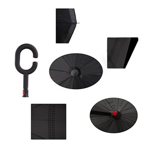 <span class=keywords><strong>Paraguas</strong></span> de Fibra de Vidrio con Protección UV, Diseño Invertido Creativo de Doble Capa, <span class=keywords><strong>Manos</strong></span> <span class=keywords><strong>Libres</strong></span>, Calidad Especial, Hecho en China - Product Image 4