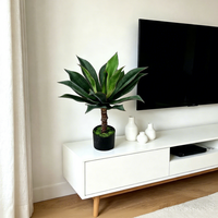Centres de table de mariage durables, plante artificielle en plastique Agave, plante artificielle écologique, décoration intérieure et extérieure pour la maison