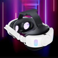 Honcam tali kepala pengganti tali elit 6000mAh dengan pak baterai untuk Meta Oculus Quest 3