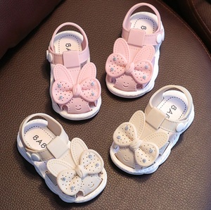 Nuove <span class=keywords><strong>Scarpe</strong></span> Estive per Bambine, Calzature Antiscivolo da Passeggio, Sandali con Fibbia per Bambine Stile Principessa - Product Image 6