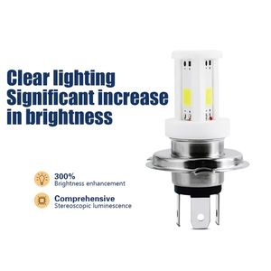 หลอดไฟหน้ารถจักรยานยนต์ LED สากล หลอดไฟหน้าแบบแปลง H4 BA20D 12 V แบบกำหนดเองได้ - Product Image 2