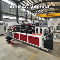 Machine de fabrication de sacs à colonnes d'air en film bulle pour sacs de courses en plastique, haute productivité