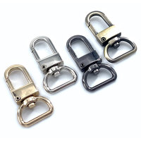 Crochets de quincaillerie pour bagages en alliage de Zinc imperméable de Style professionnel de luxe D mousqueton de queue pour accessoires de vêtements de porte centrale