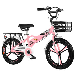 Bicicletas Plegables Infantiles Transfronterizas para Niños de 4 a 12 Años, 16-22 Pulgadas, Horquilla con Suspensión de Resorte, Carga de 120 kg, Modelo Star Besson - Product Image 1