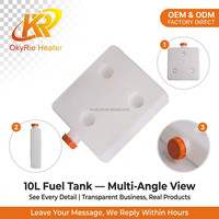 Tanque de Combustible Diésel Engrosado OkyRie DFT 10LW 10L a Prueba de Fugas para Calefactor de Aire de Estacionamiento de Coche de 2KW 5KW 8KW