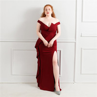 16655-S #20 nouveau style de robe sexy pour les fesses robe de soirée robe de demoiselle d'honneur de soirée de bal de fin d'année robe de grande taille pour dames