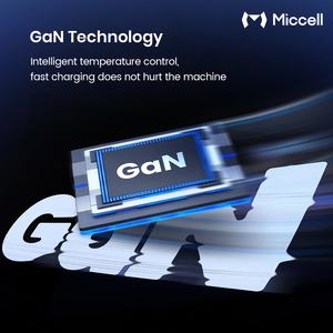 Cargadores de Teléfono Móvil Miccell Ultrafinos de 35W GaN con <span class=keywords><strong>Cable</strong></span> de Carga Rápida USB-C, Adaptador para Teléfonos Inteligentes - Product Image 5
