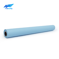 Papel de Dibujo de Ingeniería de 24'' 36'' 50m, Rollo de Papel para Plotter CAD, Color Azul, Suministro de Fábrica