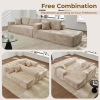 Ensemble de canapé à compression sous vide transfrontalier Pure Sponge pour la maison Salon Installation gratuite en tissu pour la combinaison du commerce extérieur