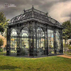 TREVI Magnifique Pavillon <span class=keywords><strong>de</strong></span> Jardin en Fer Forgé Extérieur Élégant Gazebo et Structures <span class=keywords><strong>de</strong></span> Pavillon - Product Image 3