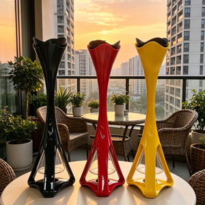 Acrylic 3 Colors Spherical <b>Hookah</b> Luxury Glass Base Russian Shisha Set LED Flame <b>Hookah</b> Portable <b>Hookah</b> In Stock - Product Image 6