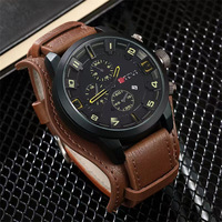 Montre pour homme avec grand calendrier de style coréen, tendance, distinctive, montre à quartz pour étudiants