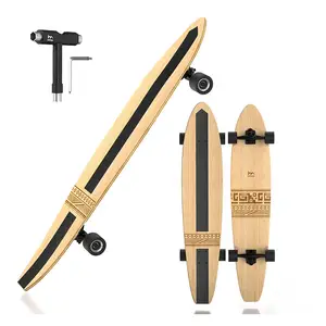 Bloc pour Skateboard en bambou, Skateboard avec Logo Oem personnalisé, Longboard