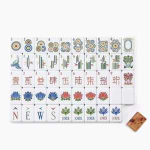 Juego de Mahjong Acrílico Americano de Lujo Moderno Personalizado - Juego de Viaje Ecológico y Resistente al Agua con <span class=keywords><strong>Rummy</strong></span> para 4 Jugadores - Product Image 2